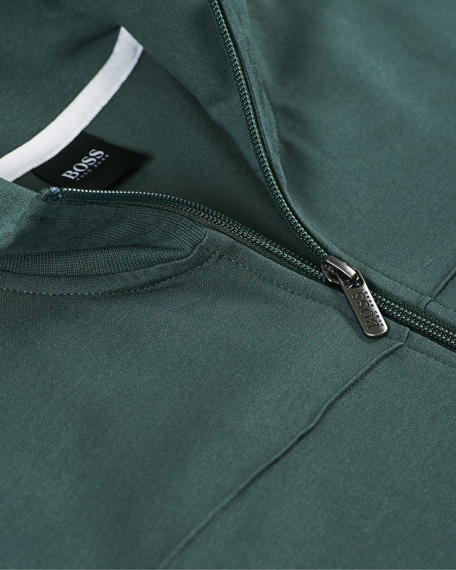 Herren | Pullover | BOSS BLACK | BOSS Tracksuit Full-Zip Jacket Dark Green