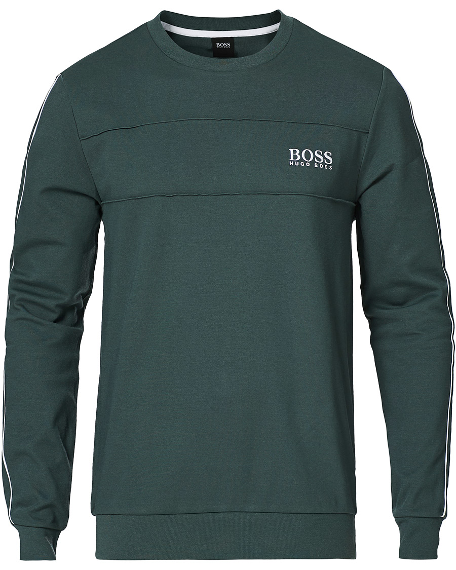Herren | Pullover | BOSS BLACK | BOSS Tracksuit Sweatshirt Dark Green