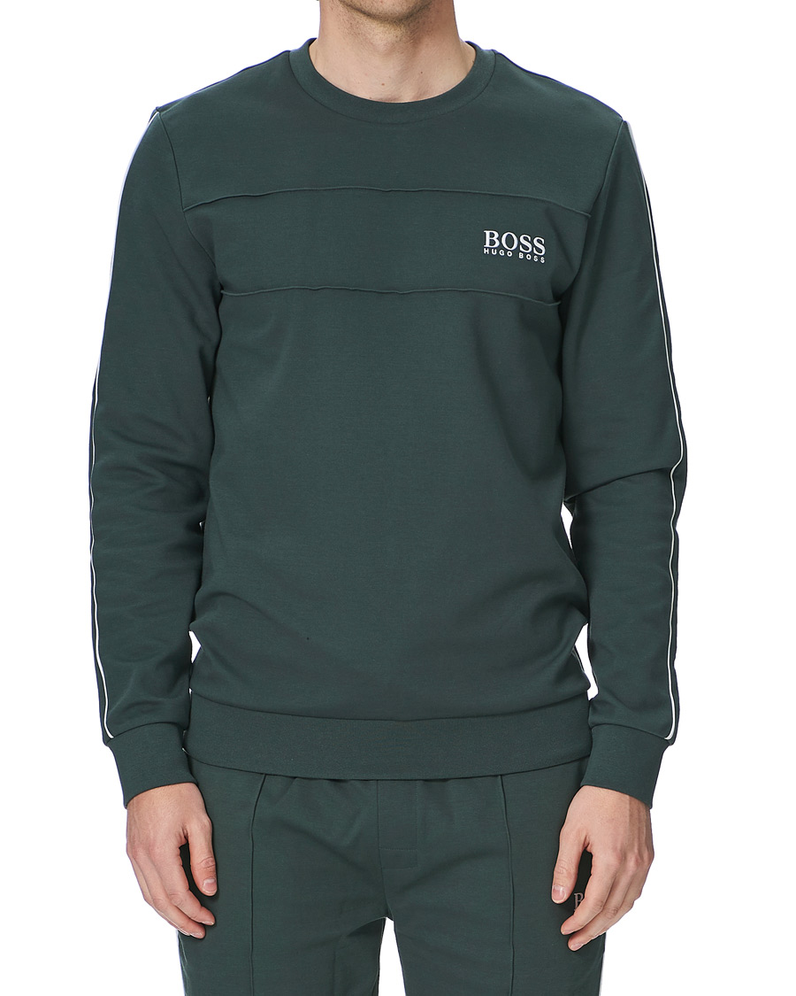 Herren | Pullover | BOSS BLACK | BOSS Tracksuit Sweatshirt Dark Green