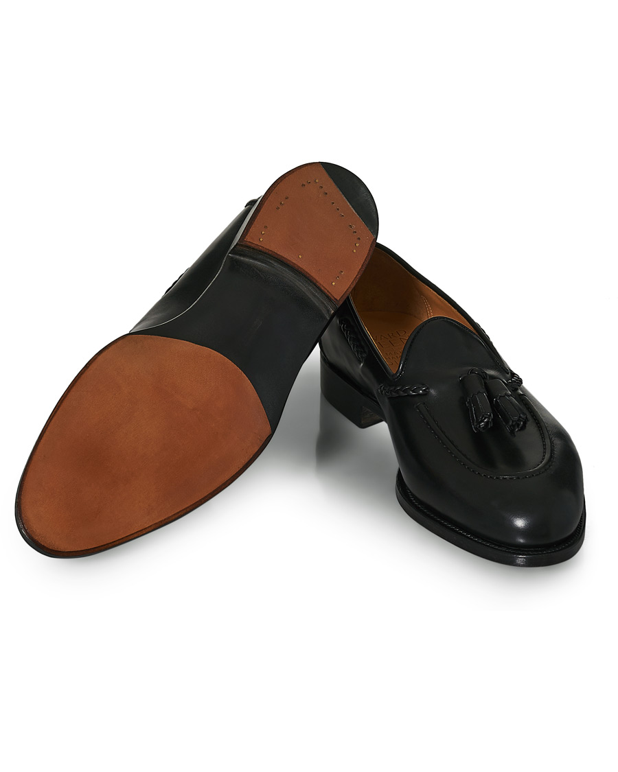 Herren | Schuhe | Edward Green | Belgravia Tassel Loafer Black Calf