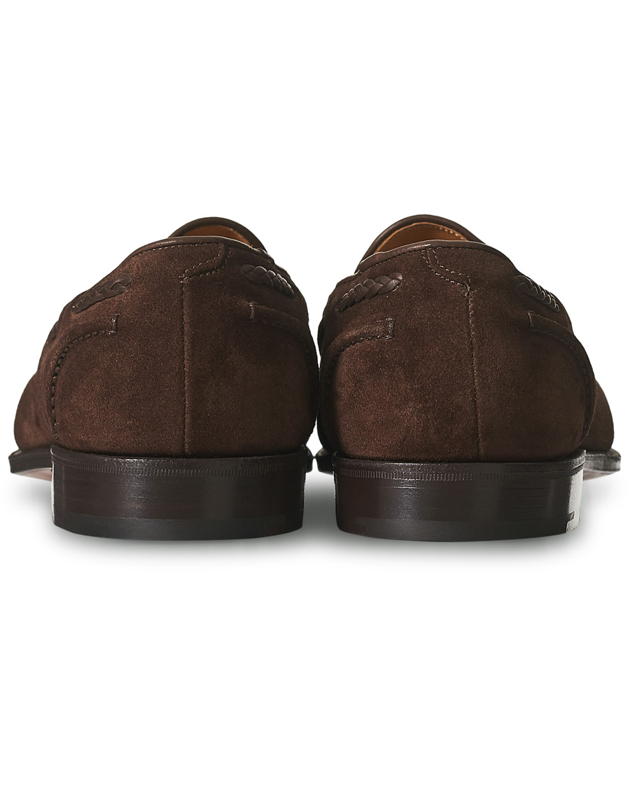 Herren | Edward Green Belgravia Tassel Loafer Mink Suede | Edward Green | Belgravia Tassel Loafer Mink Suede