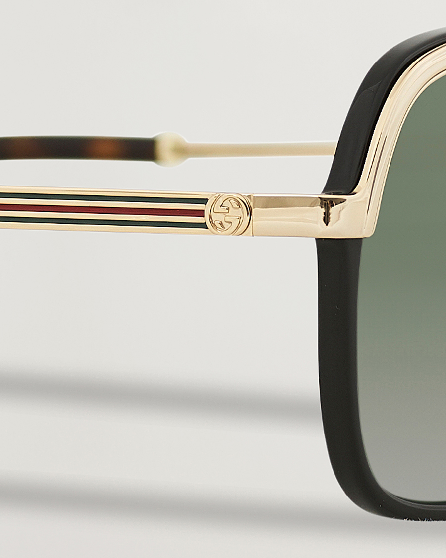 Herren | Sonnenbrillen | Gucci | GG0200S Sunglasses Black/Gold
