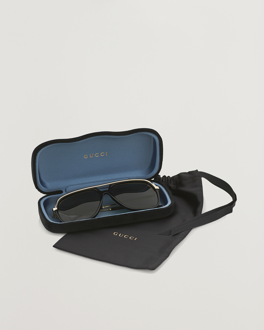 Herren | Sonnenbrillen | Gucci | GG0200S Sunglasses Black/Gold