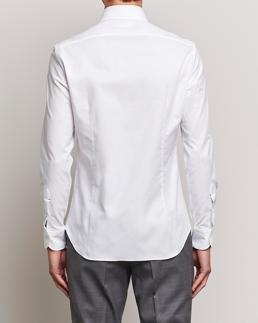 Herren | Hemden | Mazzarelli | Soft Oxford Button Down Shirt White
