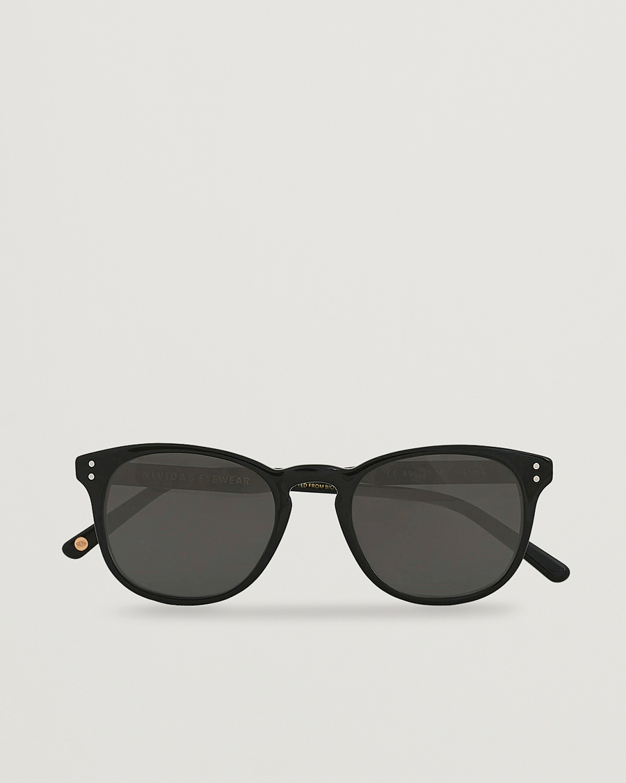 Herren | Nividas Eyewear Vienna Sunglasses Shiny Black | Nividas Eyewear | Vienna Sunglasses Shiny Black