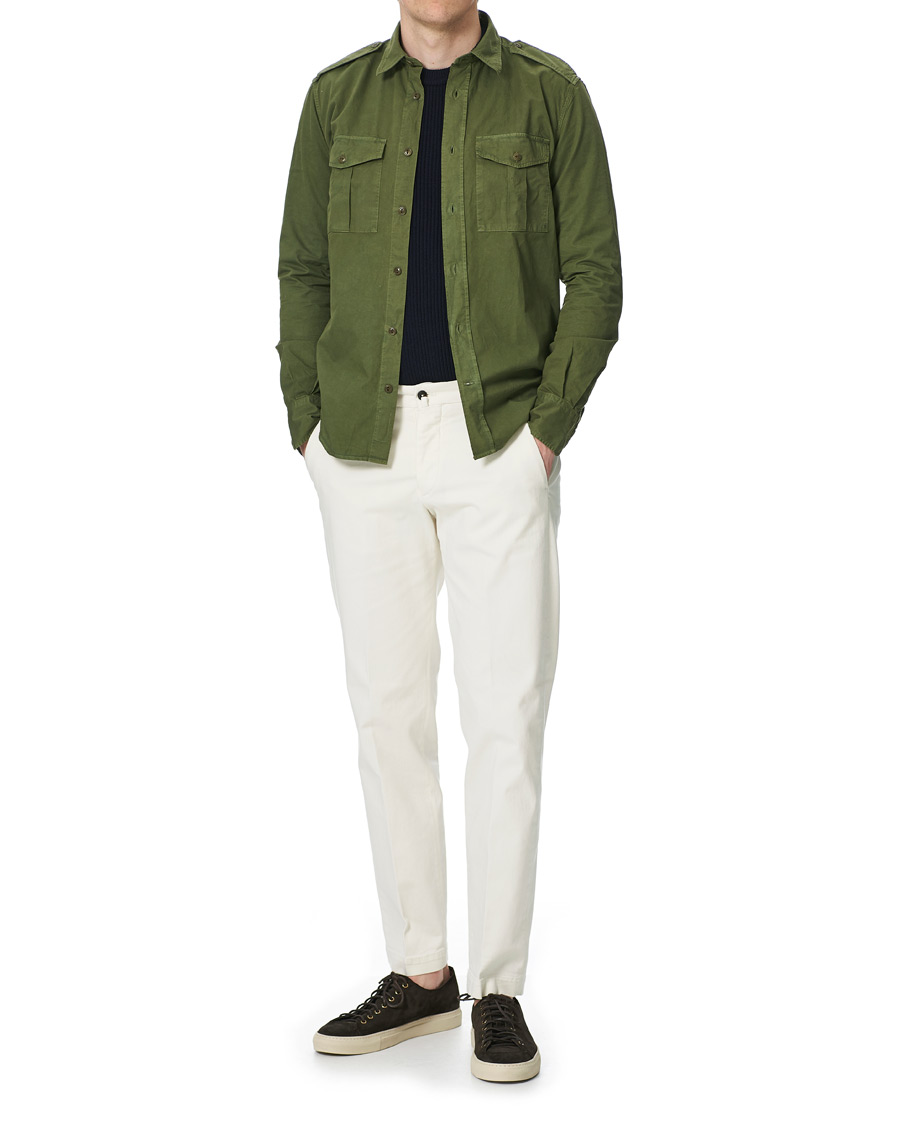 Herren | Hosen | Briglia 1949 | Soho Easy Fit Cotton Trousers Cream