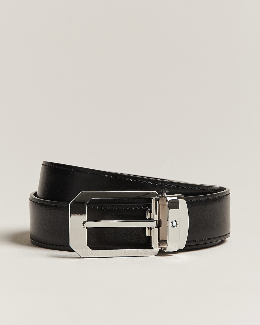 Herren | Gürtel | Montblanc | Reversible Rectangular Buckle 30mm Belt Black/Brown