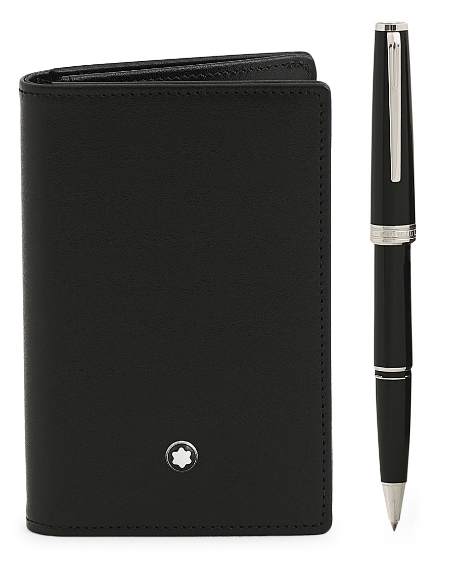 Herren | Montblanc PIX Rollerball Pen + MST Card Holder Black | Montblanc | PIX Rollerball Pen + MST Card Holder Black