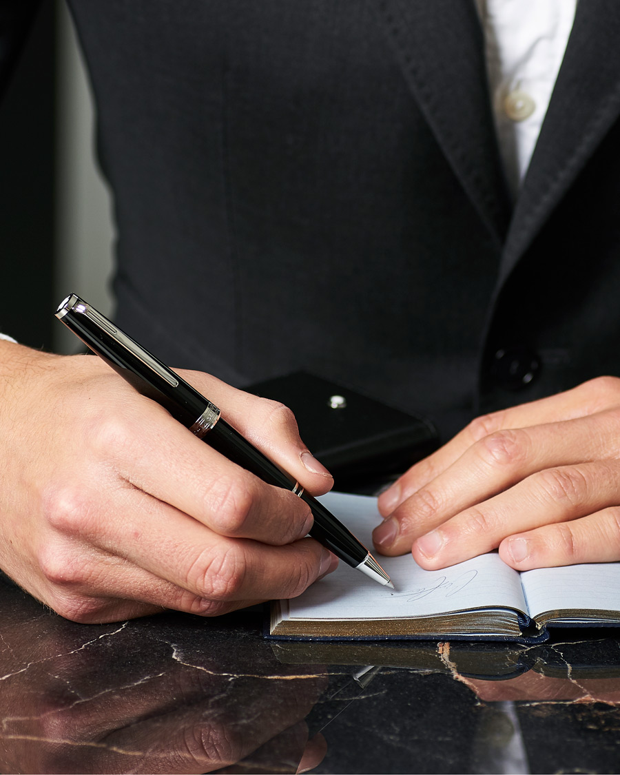 Herren | Montblanc PIX Rollerball Pen + MST Card Holder Black | Montblanc | PIX Rollerball Pen + MST Card Holder Black