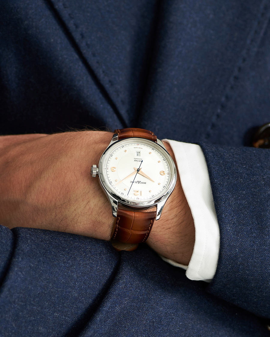 Herren | Fine watches | Montblanc | Heritage Automatic Date White