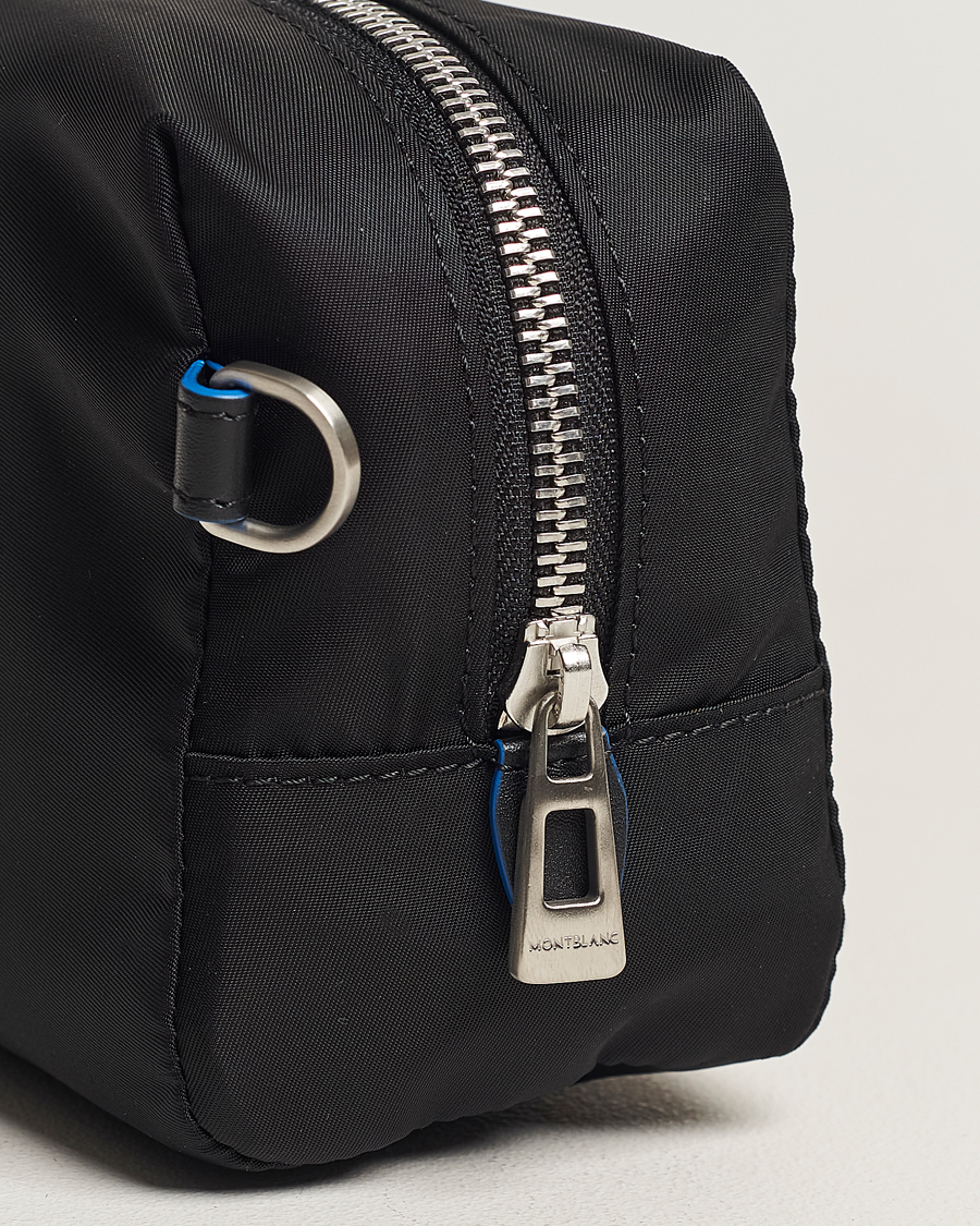 Herren | Montblanc Blue Spirit Case Medium Wash Bag Black/Blue | Montblanc | Blue Spirit Case Medium Wash Bag Black/Blue