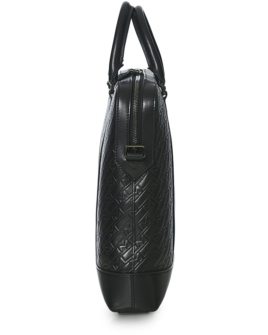 Herren | Montblanc M Gram Slim Document Case Black Leather | Montblanc | M Gram Slim Document Case Black Leather