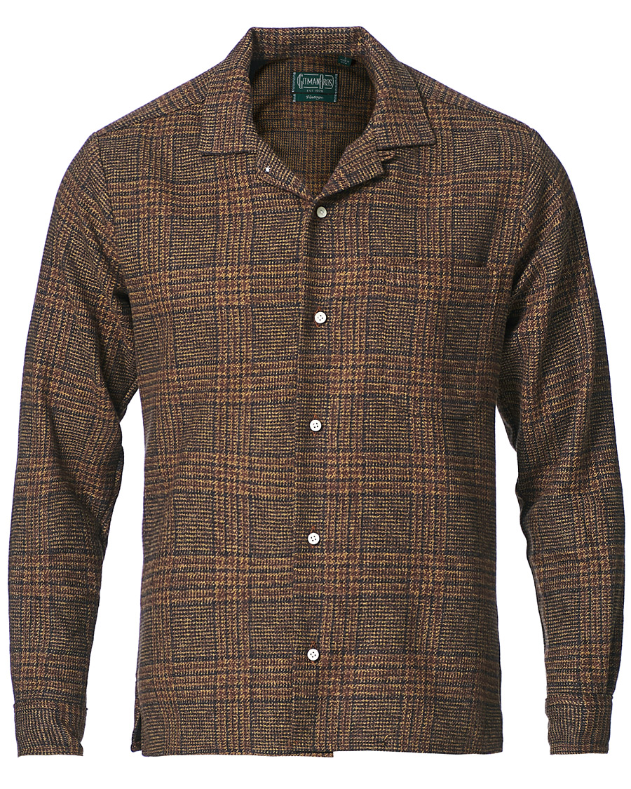 gitman vintage tweed shirt