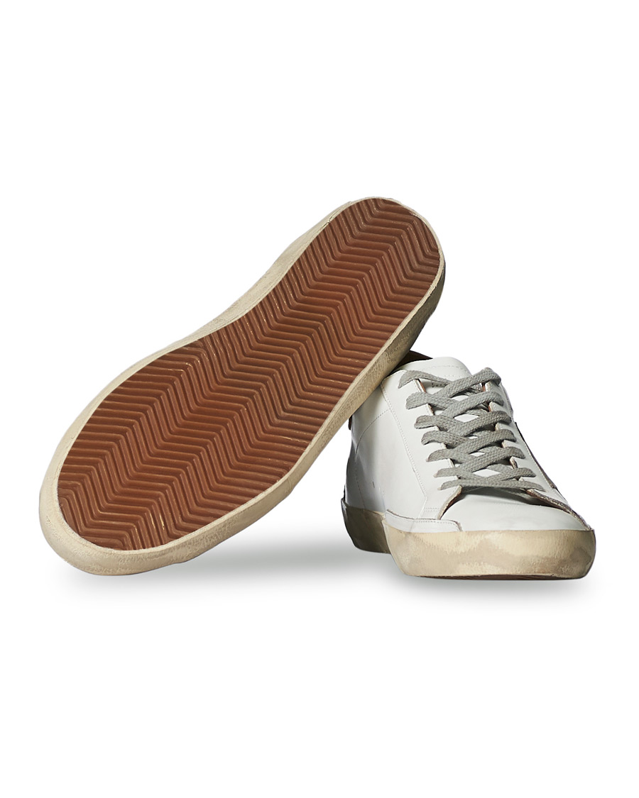 Herren | Golden Goose Deluxe Brand Super-Star Sneaker White/Sand | Golden Goose | Deluxe Brand Super-Star Sneaker White/Sand