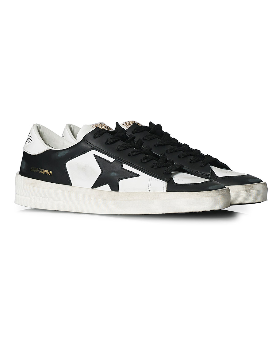 Herren | Golden Goose Deluxe Brand Stardan Sneaker White/Black | Golden Goose | Deluxe Brand Stardan Sneaker White/Black