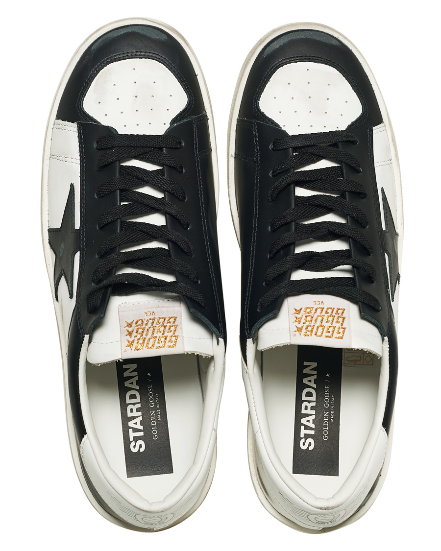 Herren | Golden Goose Deluxe Brand Stardan Sneaker White/Black | Golden Goose | Deluxe Brand Stardan Sneaker White/Black