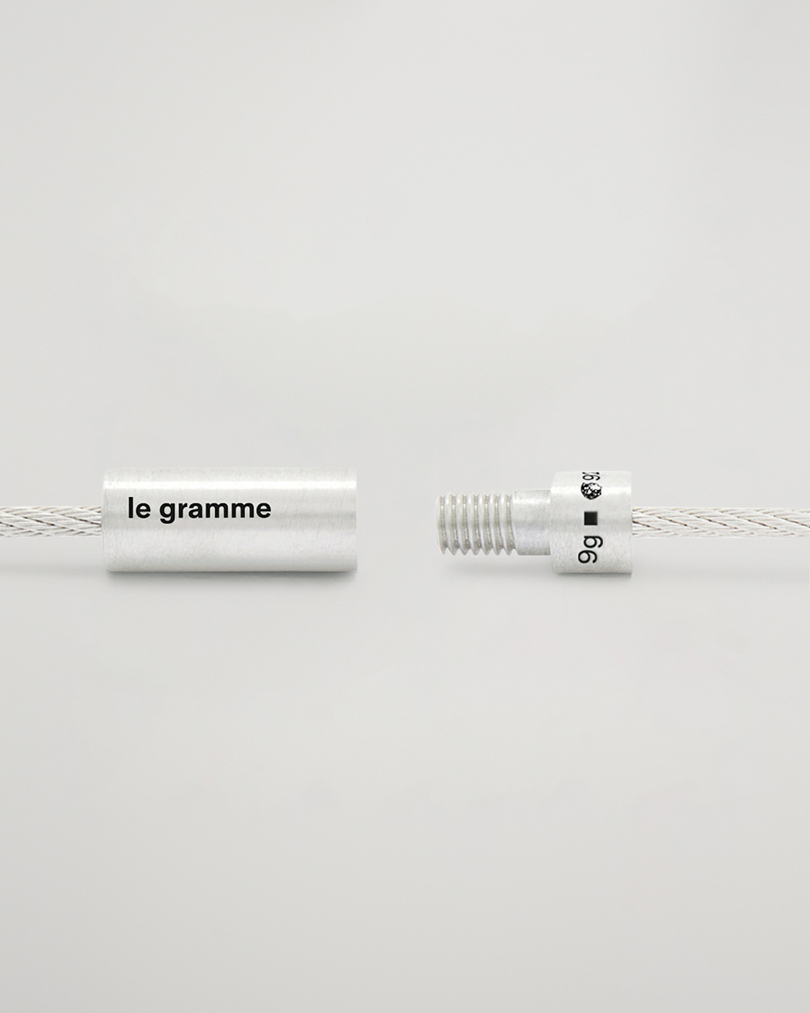 Herren | Schmuck | LE GRAMME | Double Cable Bracelet Sterling Silver 9g
