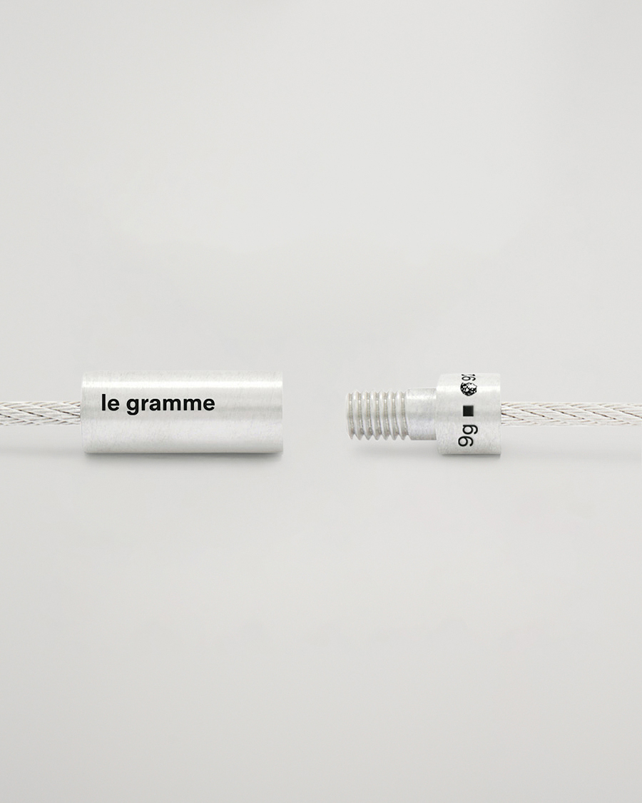 Herren | LE GRAMME Double Cable Bracelet Sterling Silver 9g | LE GRAMME | Double Cable Bracelet Sterling Silver 9g