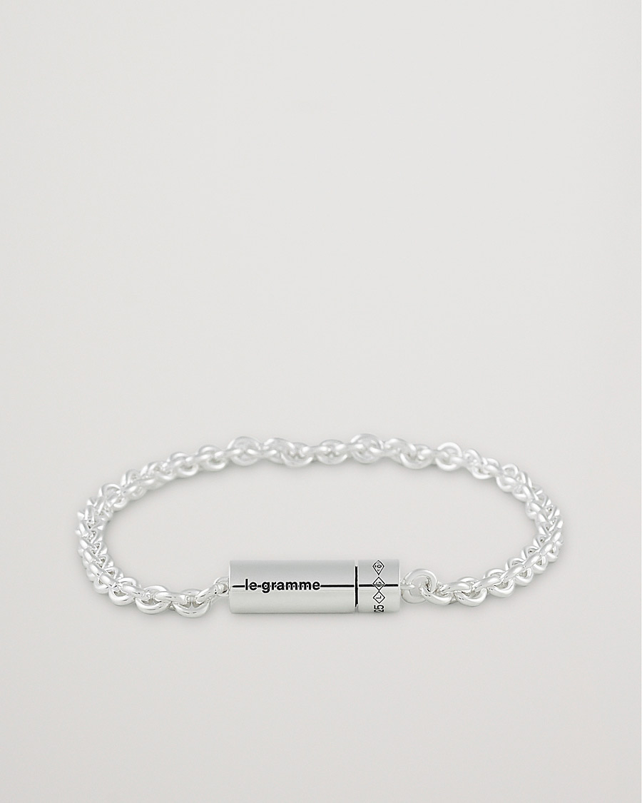 Herren | LE GRAMME | LE GRAMME | Chain Cable Bracelet Sterling Silver 11g