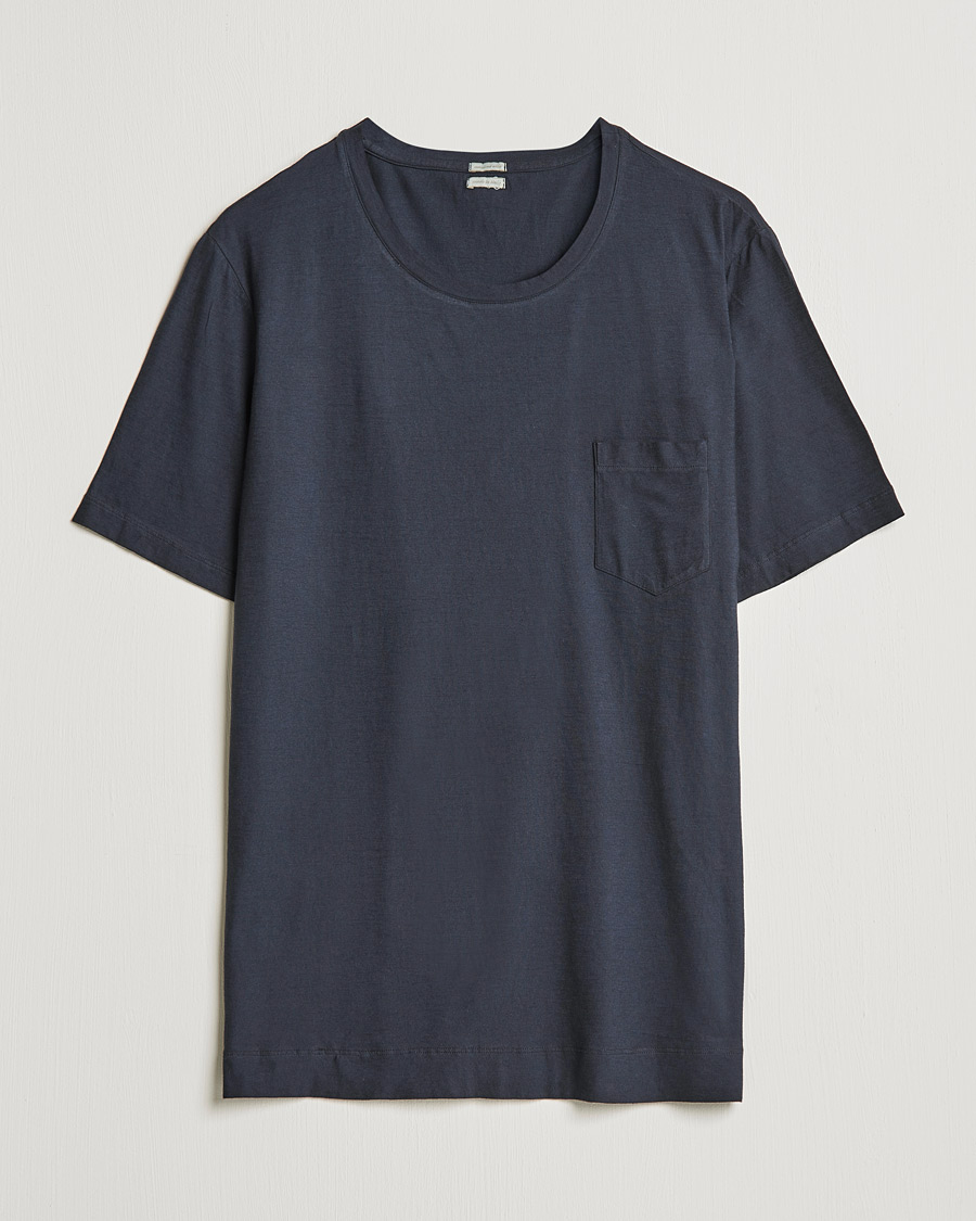 Herren | T-Shirts | Massimo Alba | Panarea Watercolor T-Shirt Washed Black