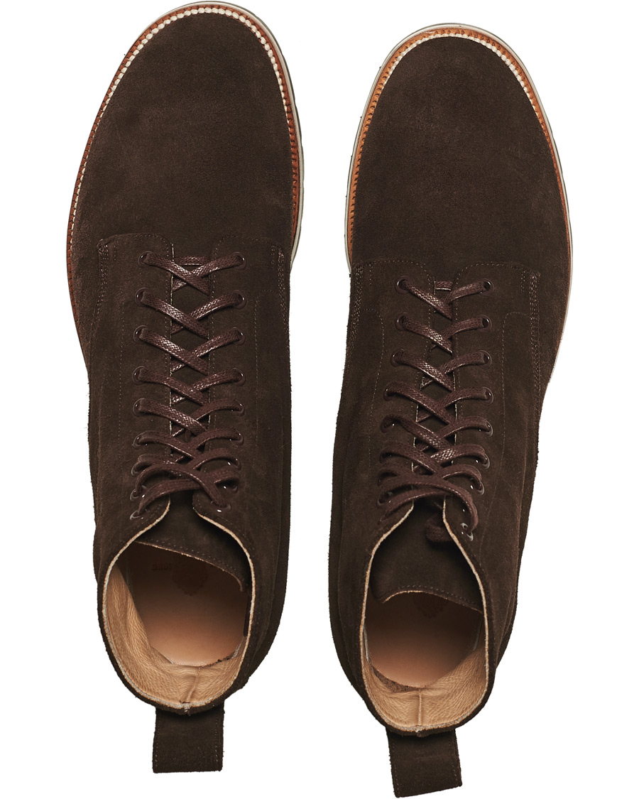 Herren | Yuketen Lace Up Boots Dark Brown Suede | Yuketen | Lace Up Boots Dark Brown Suede