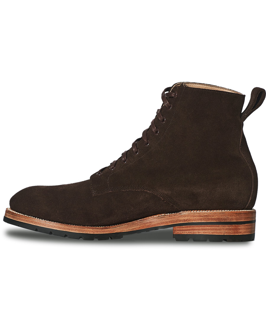 Herren | Yuketen Lace Up Boots Dark Brown Suede | Yuketen | Lace Up Boots Dark Brown Suede