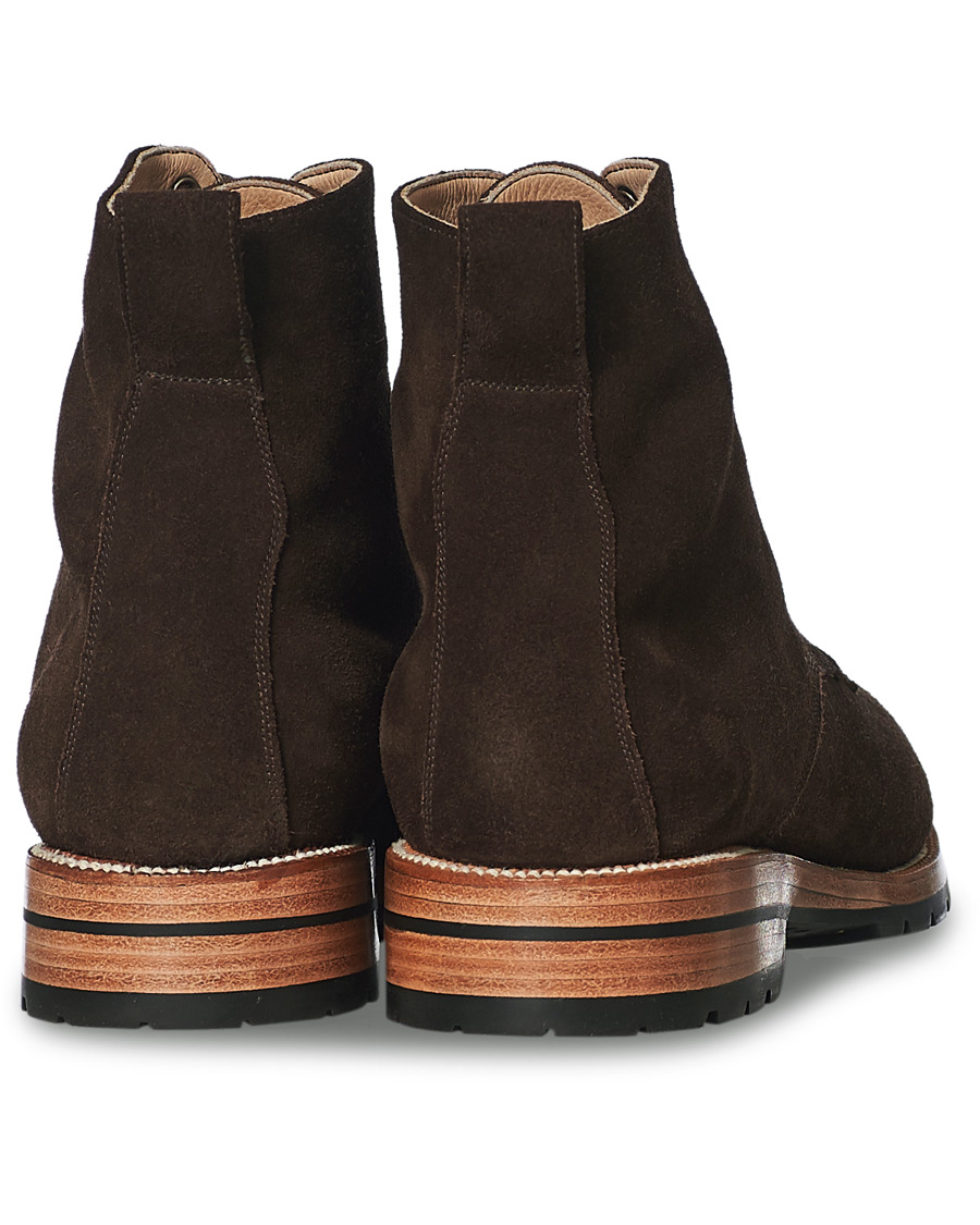Herren | Yuketen Lace Up Boots Dark Brown Suede | Yuketen | Lace Up Boots Dark Brown Suede