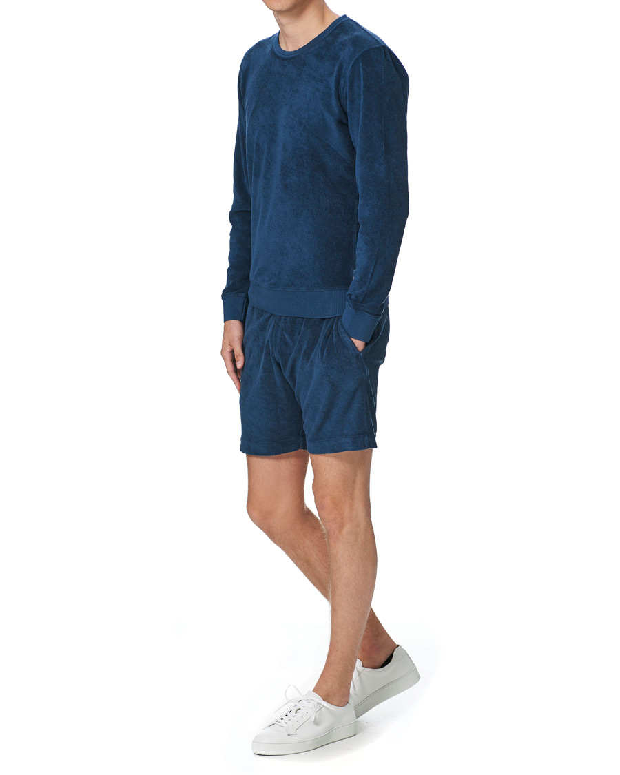 Herren | Shorts | Orlebar Brown | Afador Garment Dye Toweling Shorts Navy