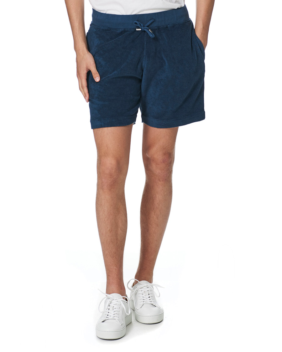 Herren | Shorts | Orlebar Brown | Afador Garment Dye Toweling Shorts Navy