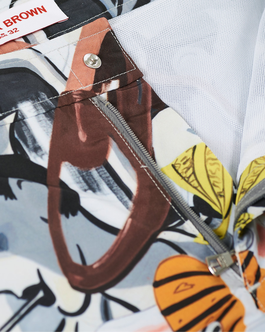 Herren | Badehosen | Orlebar Brown | Bulldog x David Salle Diving Swim Shorts Multi