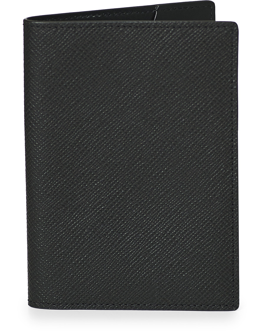 Herren | Smythson Panama Passport Cover Black | Smythson | Panama Passport Cover Black