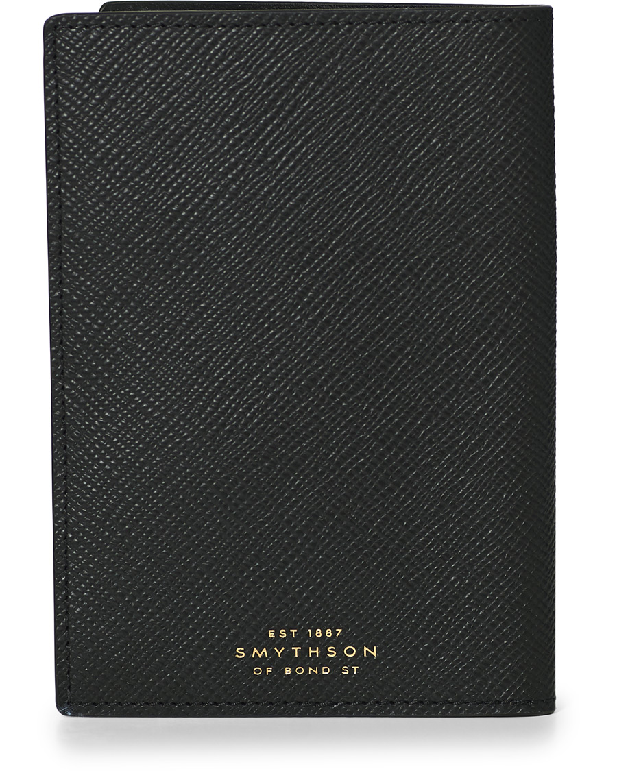 Herren | Smythson Panama Passport Cover Black | Smythson | Panama Passport Cover Black