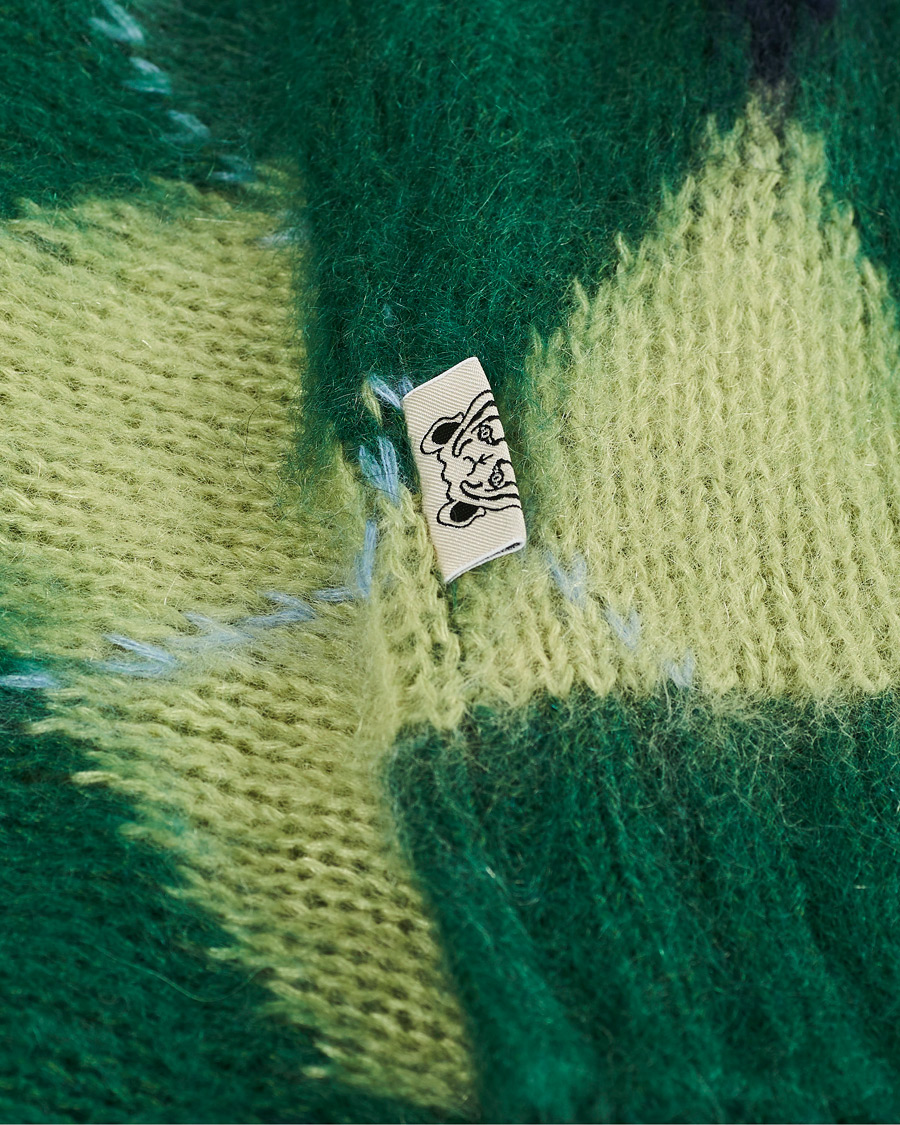 Herren | Pullover | KENZO | Brushed Argyle Sweater Green