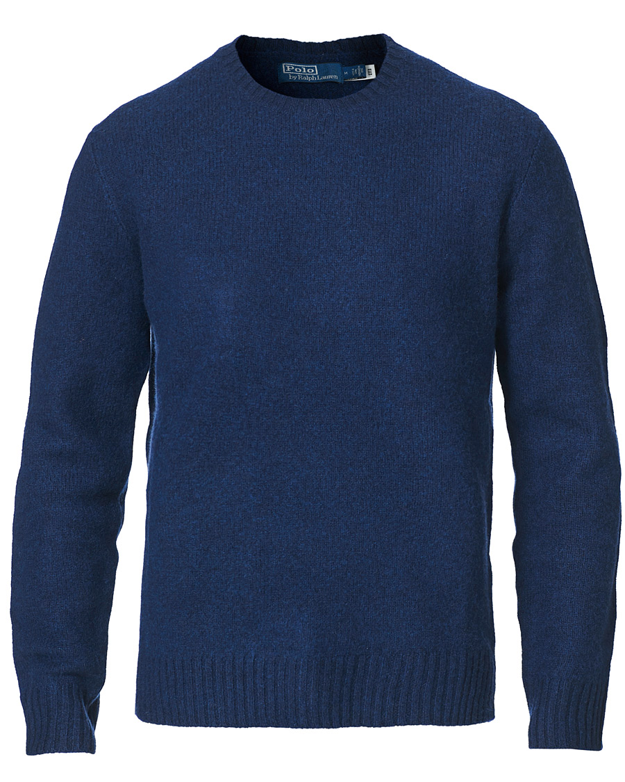 Herren | Pullover | Polo Ralph Lauren | Wool/Cashmere Knitted Crew Neck Sweater Navy Heather