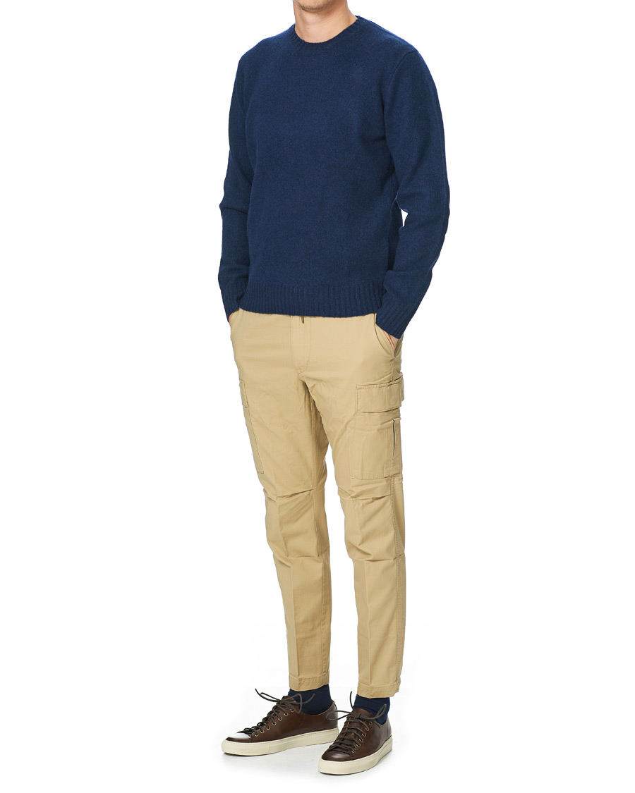 Herren | Pullover | Polo Ralph Lauren | Wool/Cashmere Knitted Crew Neck Sweater Navy Heather