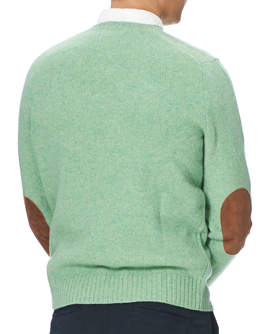 Herren | Pullover | Polo Ralph Lauren | Wool/Cashmere Knitted Crew Neck Sweater Seafoam Green