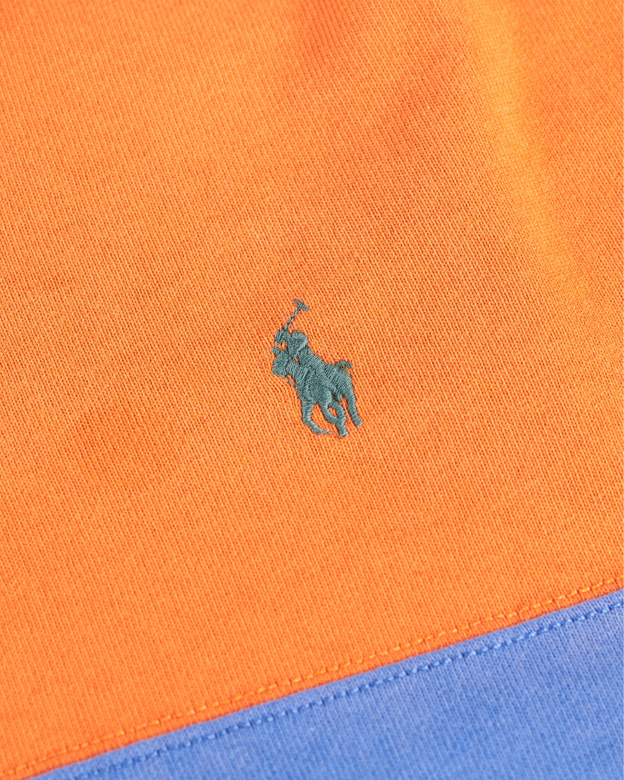 Herren | T-Shirts | Polo Ralph Lauren | Block Stripe Rugby Kona Orange/Deep Blue