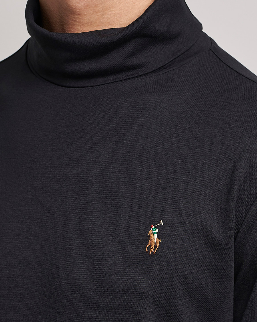Herren | Pullover | Polo Ralph Lauren | Luxury Pima Cotton Rollneck Black