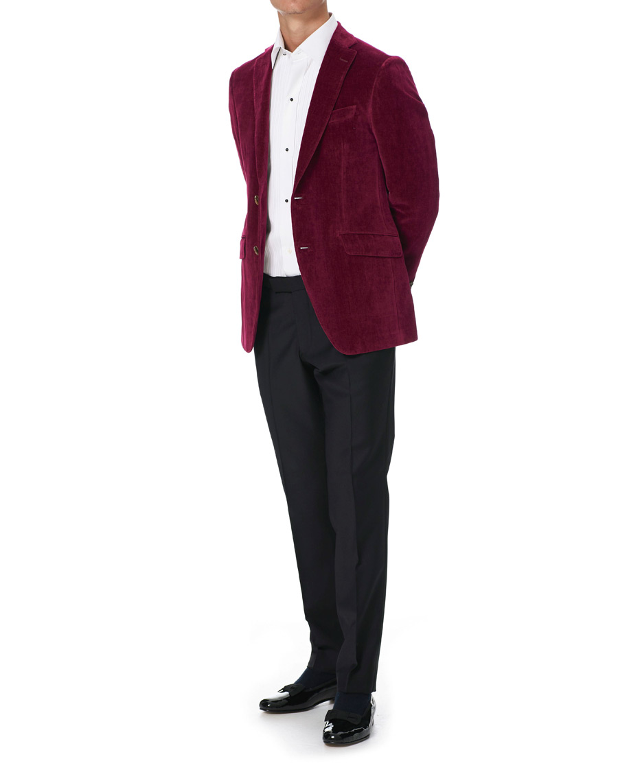 Herren | Sakkos | Etro | Soft Velvet Blazer Bordeaux
