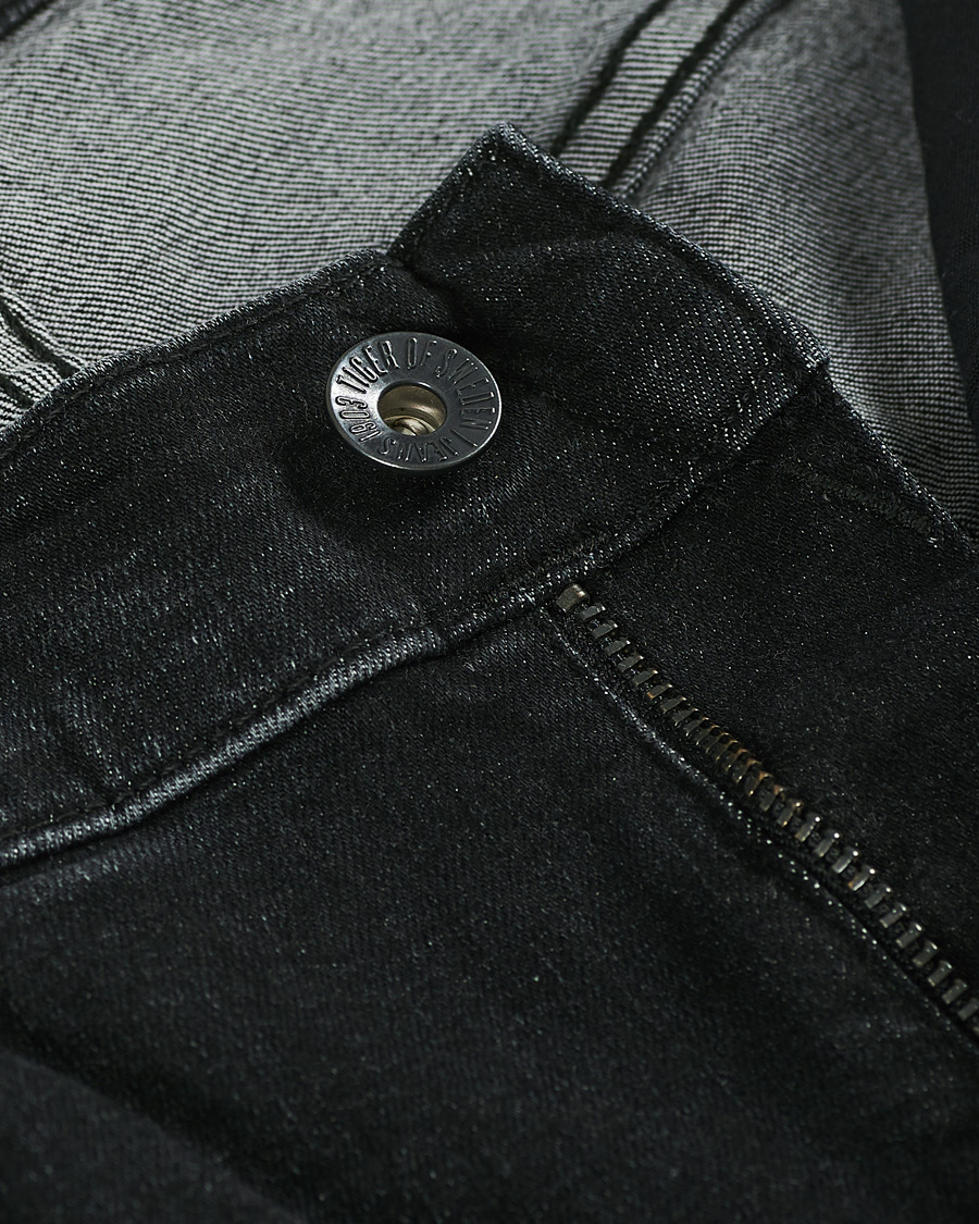 Herren | Jeans | Tiger of Sweden | Leon Superstretch Jeans Black Lead