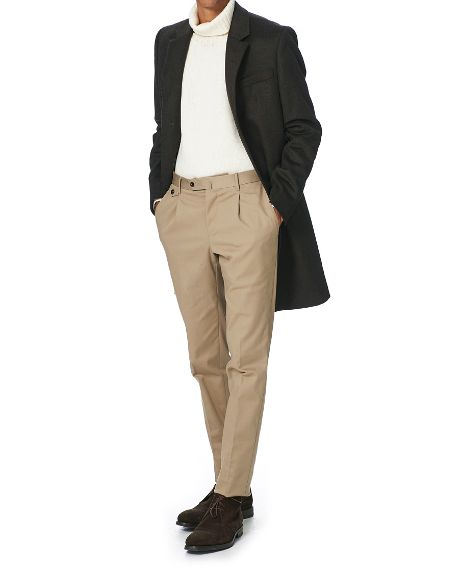 Herren | Jacken | Tiger of Sweden | Cempsey Wool/Cashmere Coat Dark Chokolate
