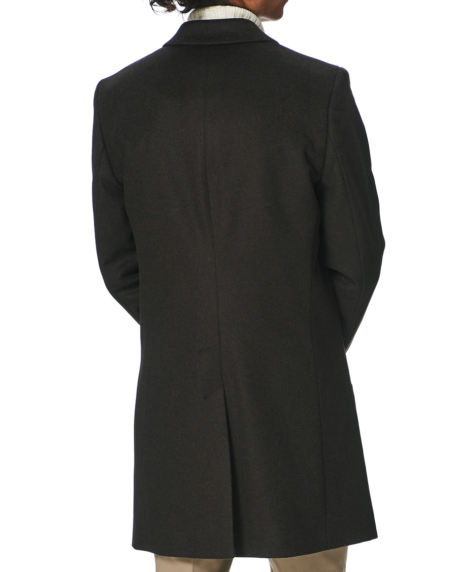 Herren | Jacken | Tiger of Sweden | Cempsey Wool/Cashmere Coat Dark Chokolate