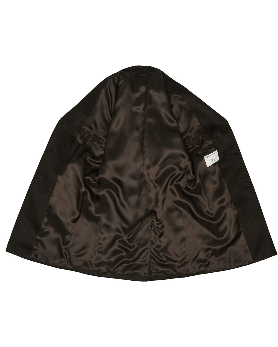 Herren | Jacken | Tiger of Sweden | Cempsey Wool/Cashmere Coat Dark Chokolate