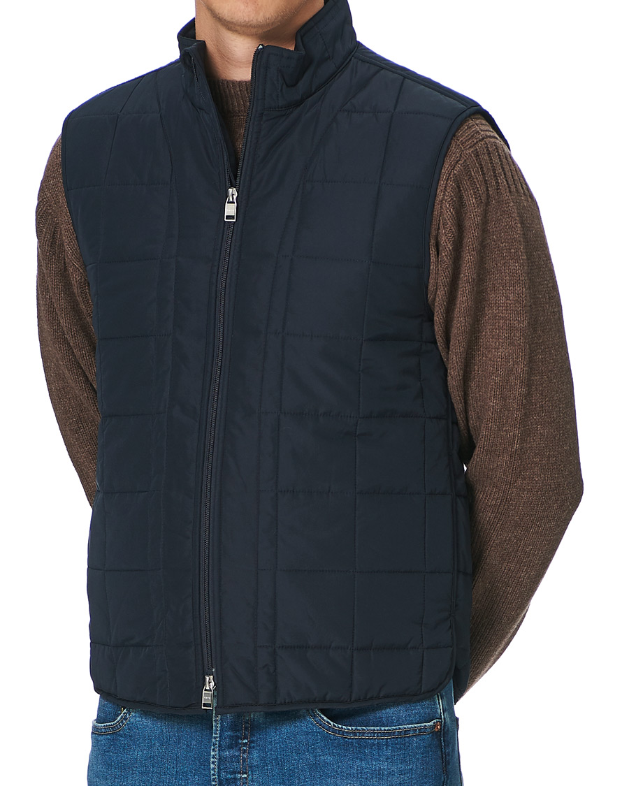 Herren | Jacken | Tiger of Sweden | Vennier Padded Vest Light Ink