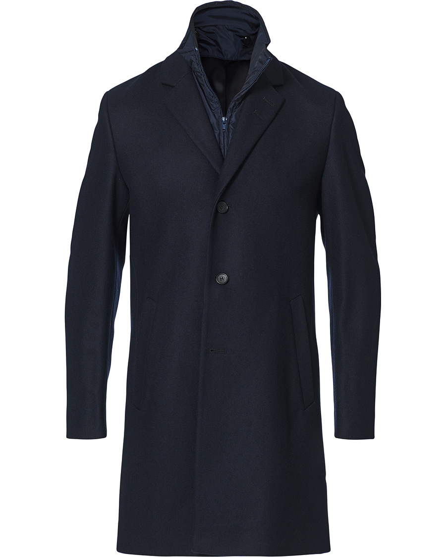 Herren | Jacken | Tiger of Sweden | Netley Wool Coat Navy