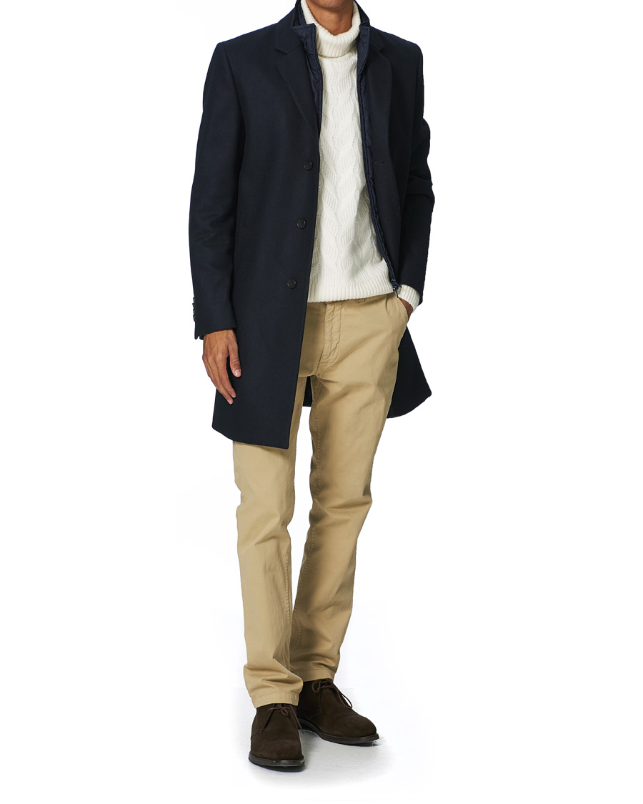 Herren | Jacken | Tiger of Sweden | Netley Wool Coat Navy