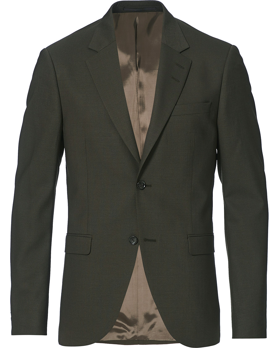 Herren | Sakkos | Tiger of Sweden | Jamonte Wool Suit Blazer Olive Extreme