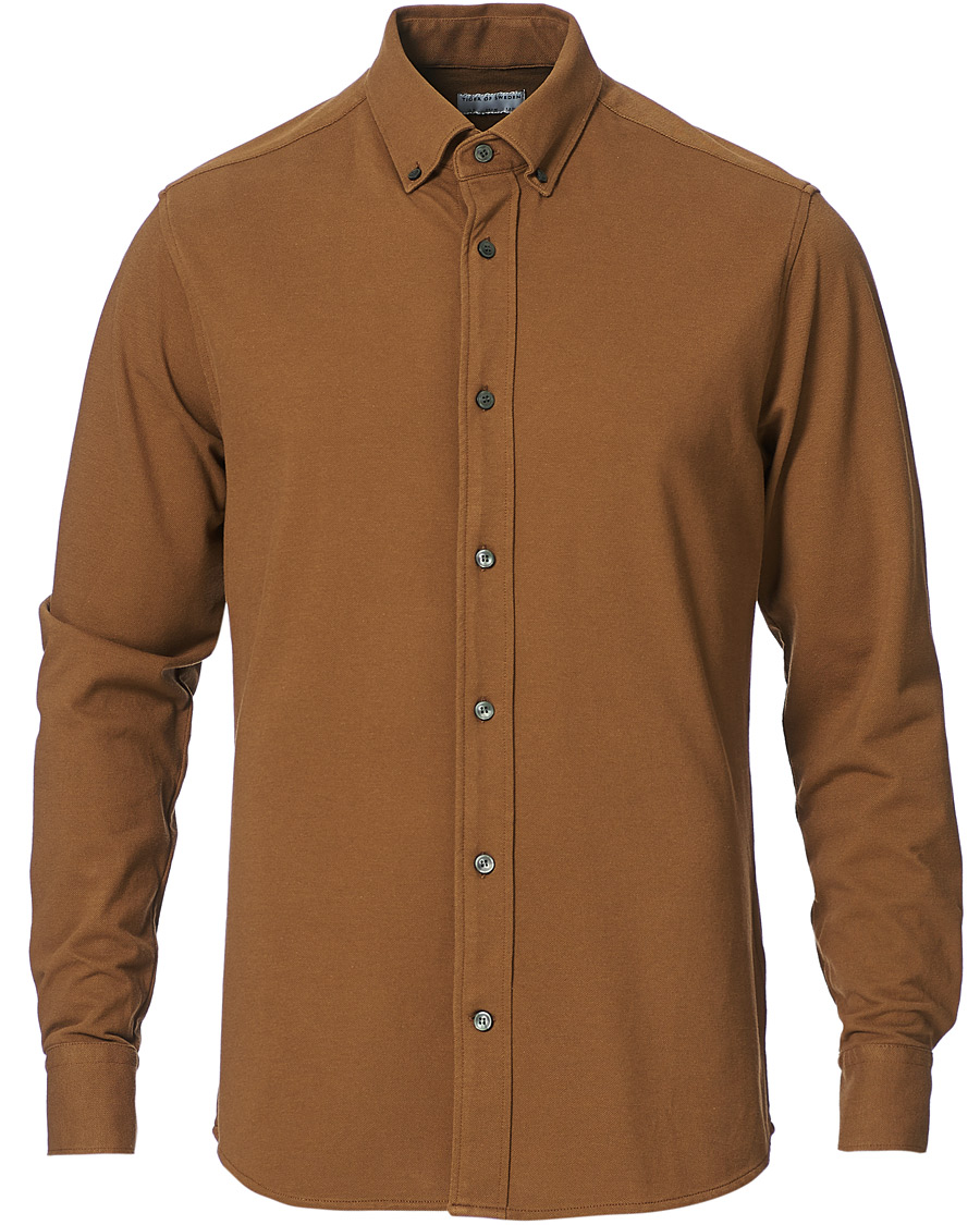 Herren | Hemden | Tiger of Sweden | Fenald Piquet Shirt Toasted Coconut