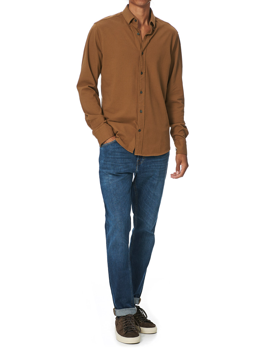 Herren | Hemden | Tiger of Sweden | Fenald Piquet Shirt Toasted Coconut
