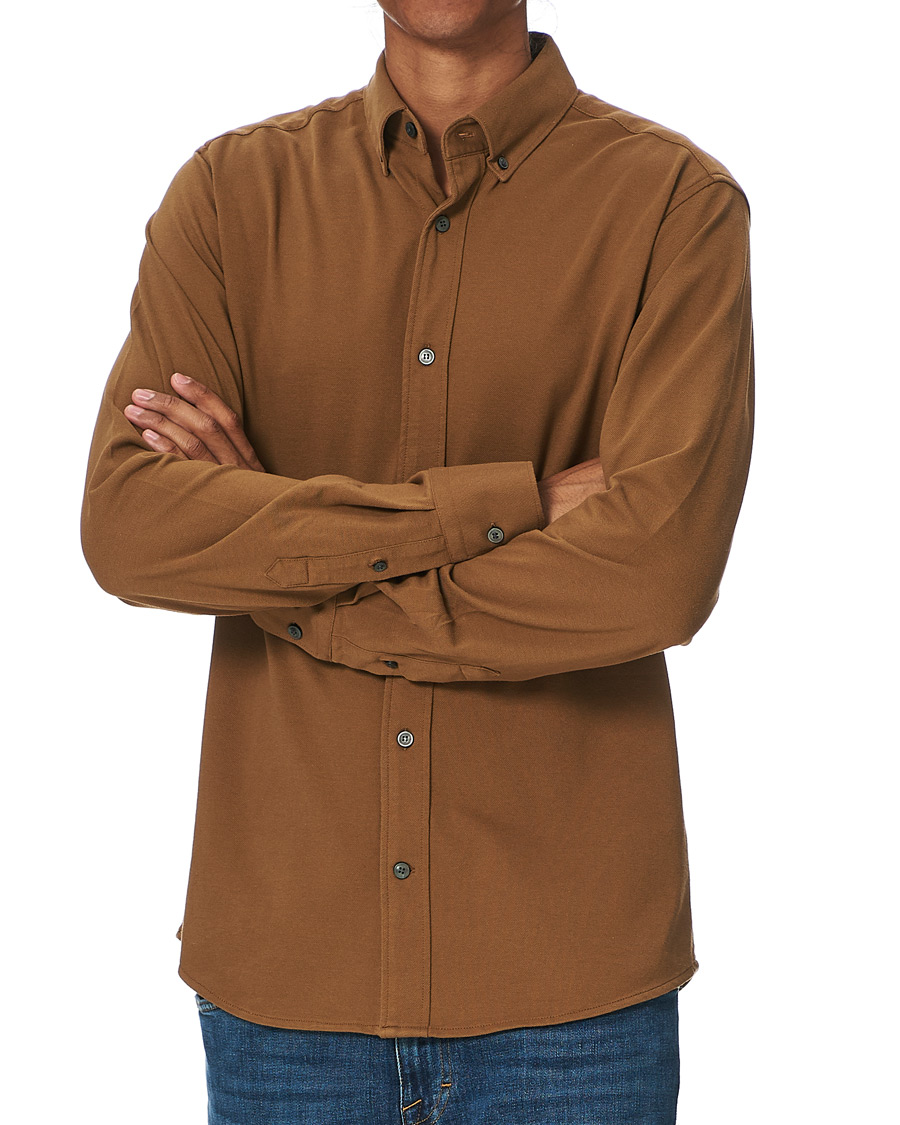 Herren | Hemden | Tiger of Sweden | Fenald Piquet Shirt Toasted Coconut